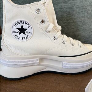 Converse Women's Off-White High-Top Sneakers